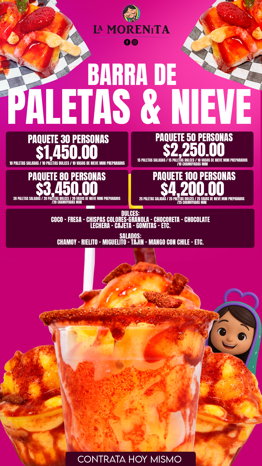 Paletas & nieve