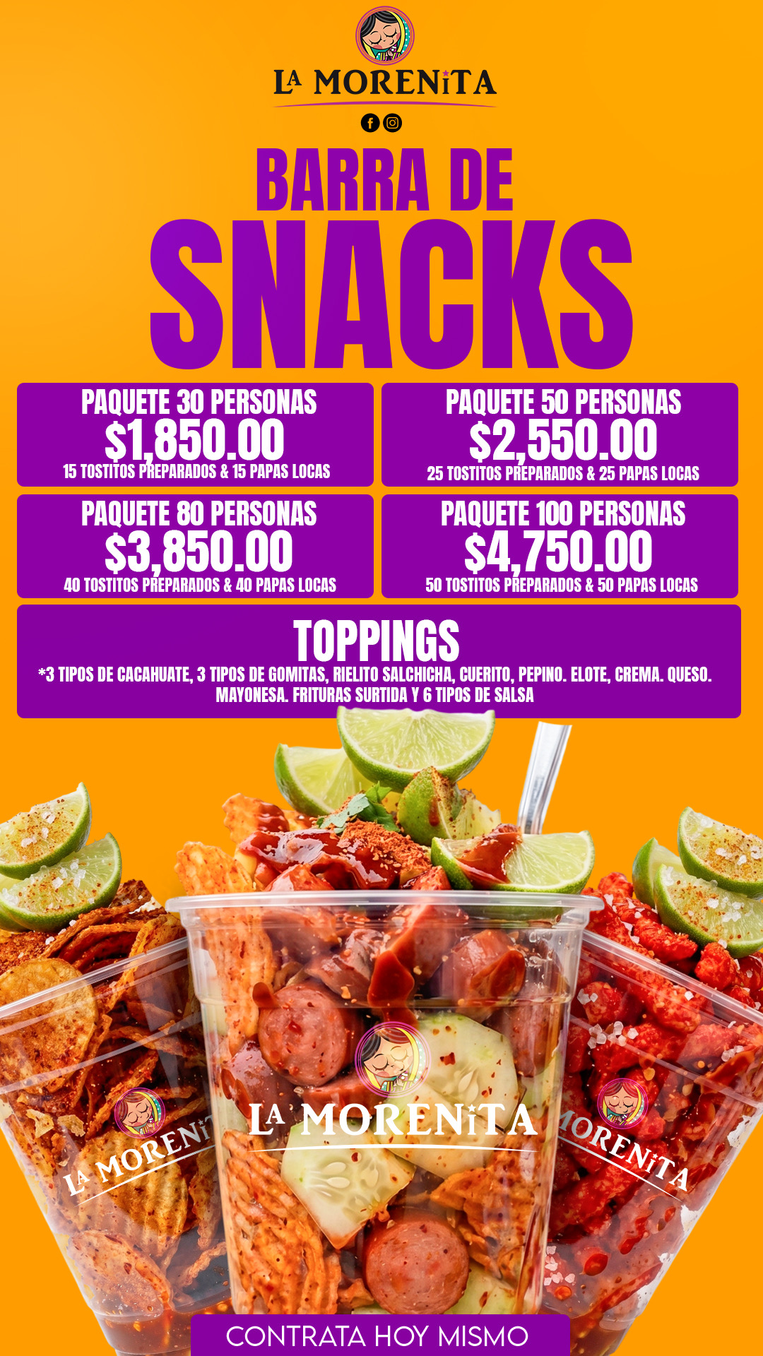Barra de snacks